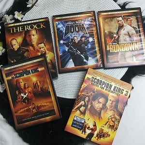 The Rock 3 movie pack plus scorpion king 3